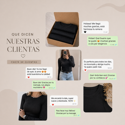 Ribba · Remera Térmica Manga Larga Mujer